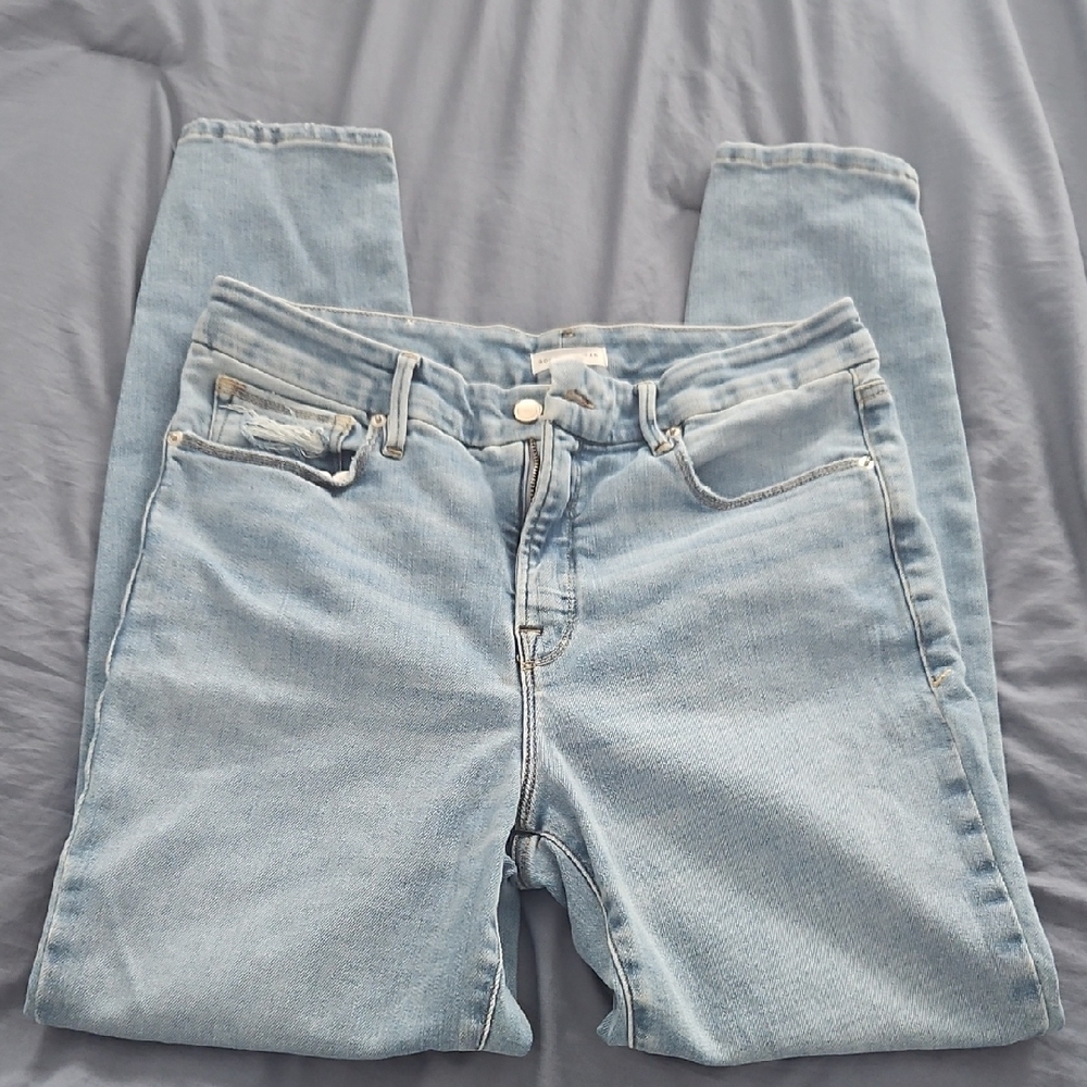 Good American Light Blue Skinny Jeans